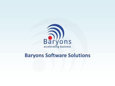 Baryons Software Solutions. ONLINE FILM & VIDEO PUBLISHING PLATFORM Online Film & Video Publishing is a solution for launching, ticketing, and distributing.