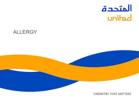 ALLERGY. No. 1 Hypersensitivity An allergy is a reaction of your immune system to something that does not bother most other people. People who have allergies.