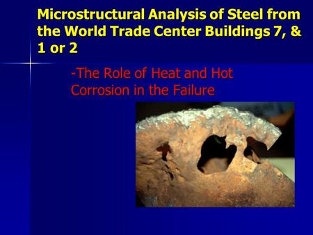 -The Role of Heat and Hot Corrosion in the Failure