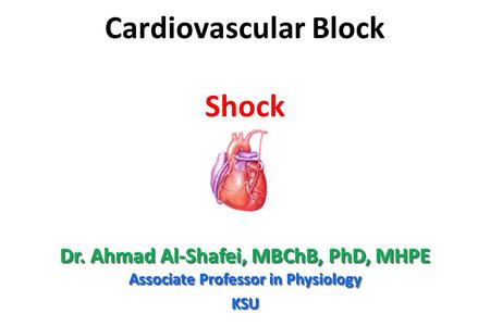 Cardiovascular Block Shock