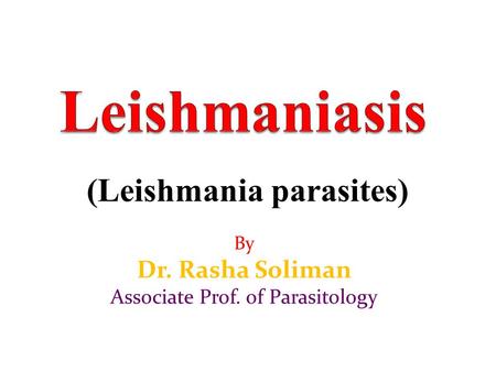 (Leishmania parasites)