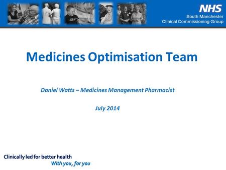 Medicines Optimisation Team