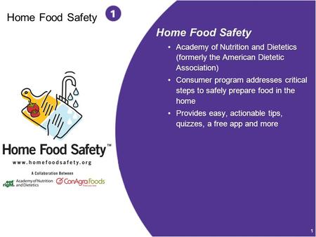 Home Food Safety Home Food Safety