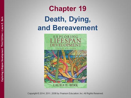 Chapter 19 Death, Dying, and Bereavement