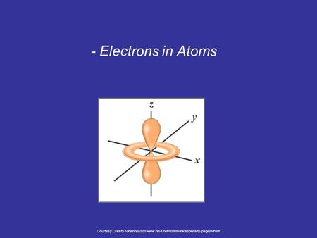- Electrons in Atoms Courtesy Christy Johannesson www.nisd.net/communicationsarts/pages/chem.