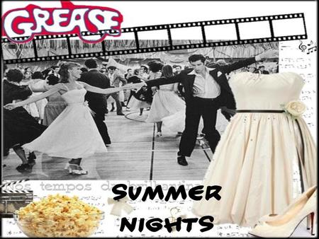 Summer nights. “ Grease, nos tempos da brilhantina ” It is a musical inspired at a book by Bronte Woodard, passed in California in the late 50's and early.