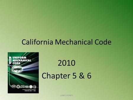 California Mechanical Code