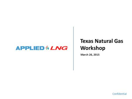 Texas Natural Gas Workshop