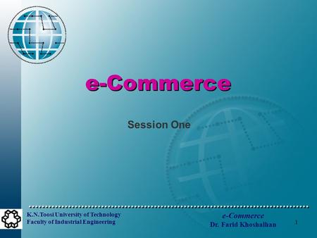 e-Commerce Session One