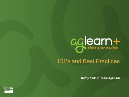 IDPs and Best Practices