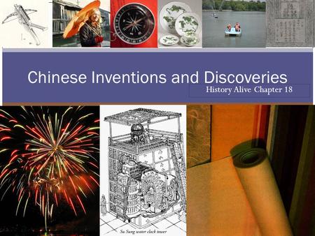 Chinese Inventions and Discoveries