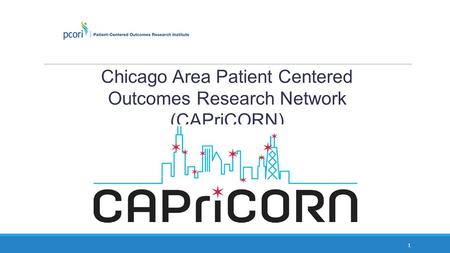 Chicago Area Patient Centered Outcomes Research Network (CAPriCORN)