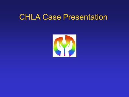 CHLA Case Presentation. History HPI: 10 year old male with Down syndrome and a 1 week history of headache, nausea, vomiting, dizziness and unsteady gait.