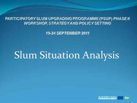 Slum Situation Analysis