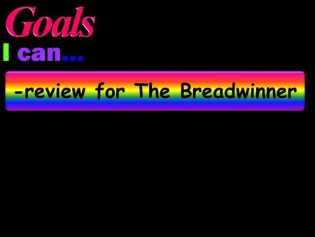 I can… -review for The Breadwinner Regular JeopardyFinal Jeopardy.