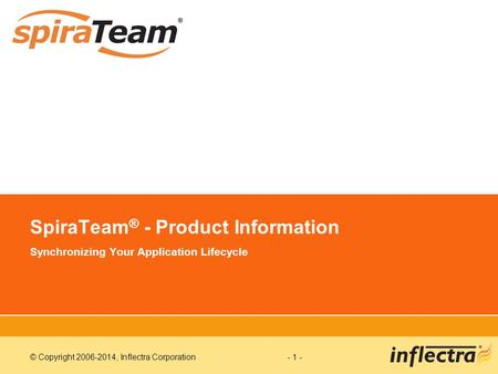 SpiraTeam® - Product Information