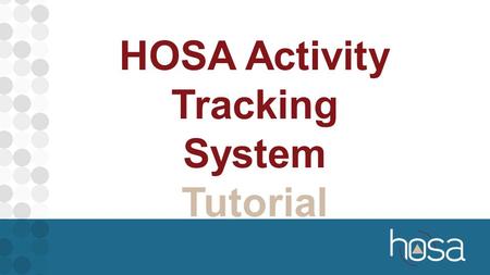 HOSA Activity Tracking System