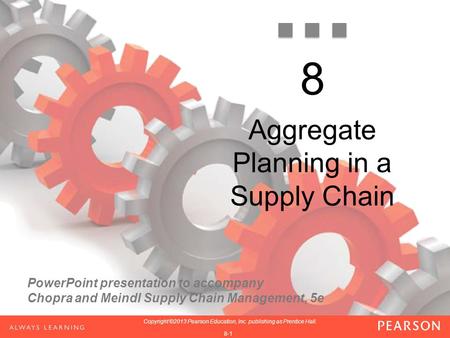 Aggregate Planning in a Supply Chain