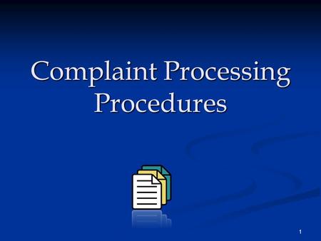 1 Complaint Processing Procedures. 2 Laws Applicable to USDOL Financial Assistance Recipients  Title VI of the Civil Rights Act of 1964, as amended 