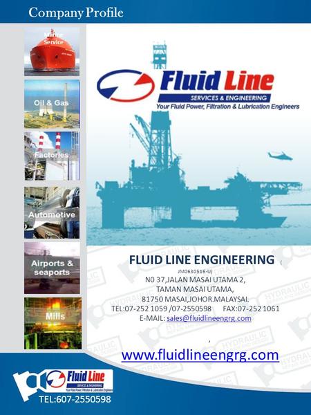 Company Profile FLUID LINE ENGINEERING ( JM U)