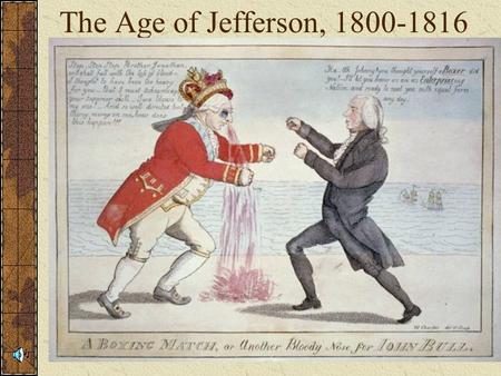 The Age of Jefferson, 1800-1816. The Capitol Building c.1800.