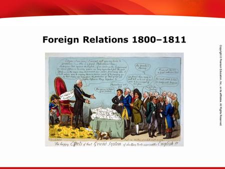 TEKS 8C: Calculate percent composition and empirical and molecular formulas. Foreign Relations 1800–1811.