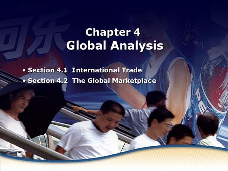 Chapter 4 Global Analysis