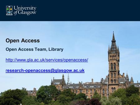 Open Access Open Access Team, Library