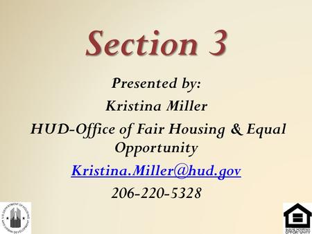 HUD-Office of Fair Housing & Equal Opportunity