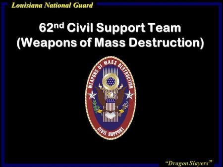 62nd Civil Support Team (Weapons of Mass Destruction)