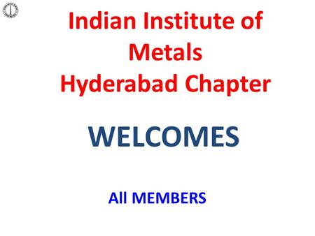 Indian Institute of Metals