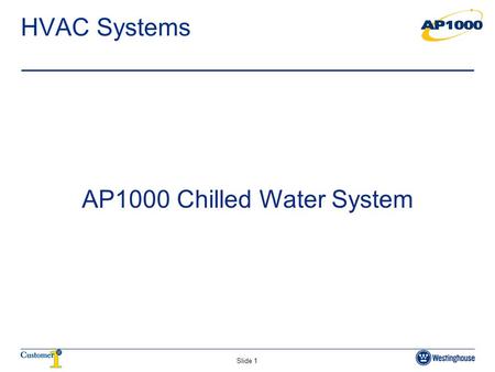 AP1000 Chilled Water System