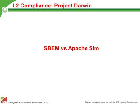 L2 Compliance: Project Darwin