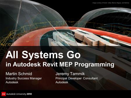 All Systems Go in Autodesk Revit MEP Programming