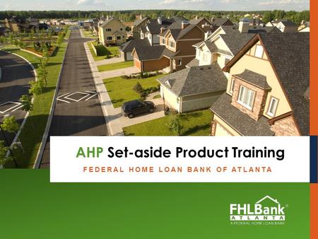 AHP Set-aside Product Training