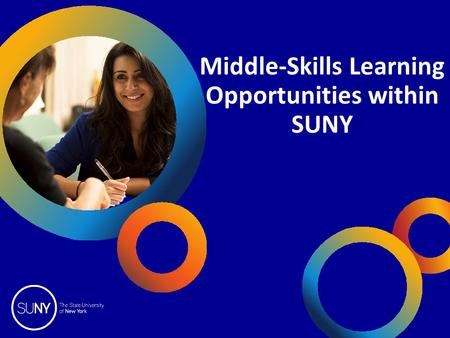 Middle-Skills Learning Opportunities within SUNY