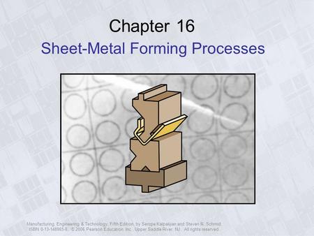 Sheet-Metal Forming Processes