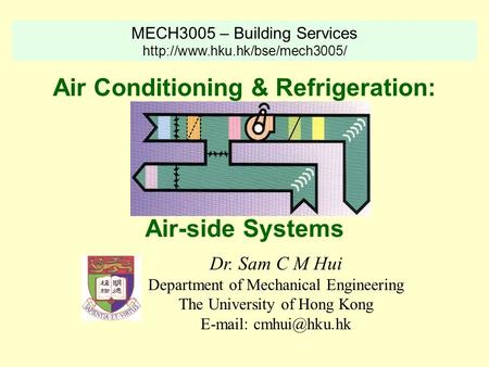 Air Conditioning & Refrigeration:
