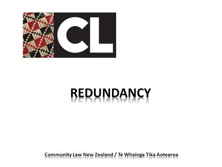 What is redundancy? What is the proper process for redundancy?