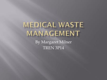 medical waste powerpoint presentation