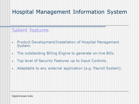 hospital billing system thesis documentation