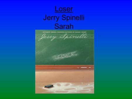 Loser Jerry Spinelli Sarah