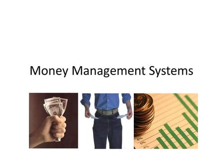 Money Management Systems. Introduction Technical signals are useful for entry, but technical understanding of risk is even more important. Remember the.