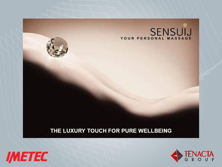 THE LUXURY TOUCH FOR PURE WELLBEING. Bergamo, March 2010 confidential - 2 PILLOW MASSAGER.