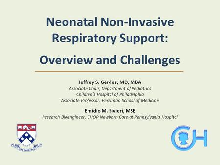 Neonatal Non-Invasive Respiratory Support: Overview and Challenges