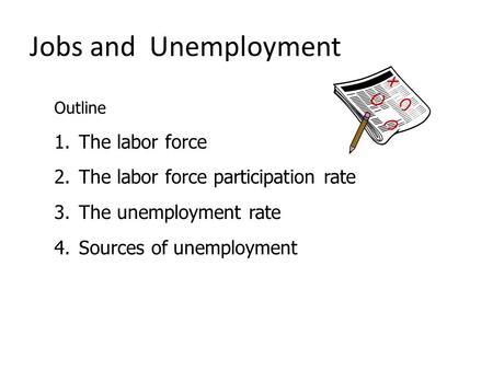 Jobs and Unemployment The labor force