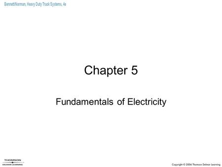 Fundamentals of Electricity