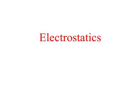 Electrostatics. Observe the beauty and power of lightning.