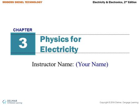 Physics for Electricity