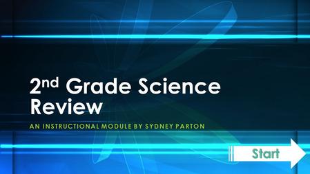 AN INSTRUCTIONAL MODULE BY SYDNEY PARTON 2 nd Grade Science Review.